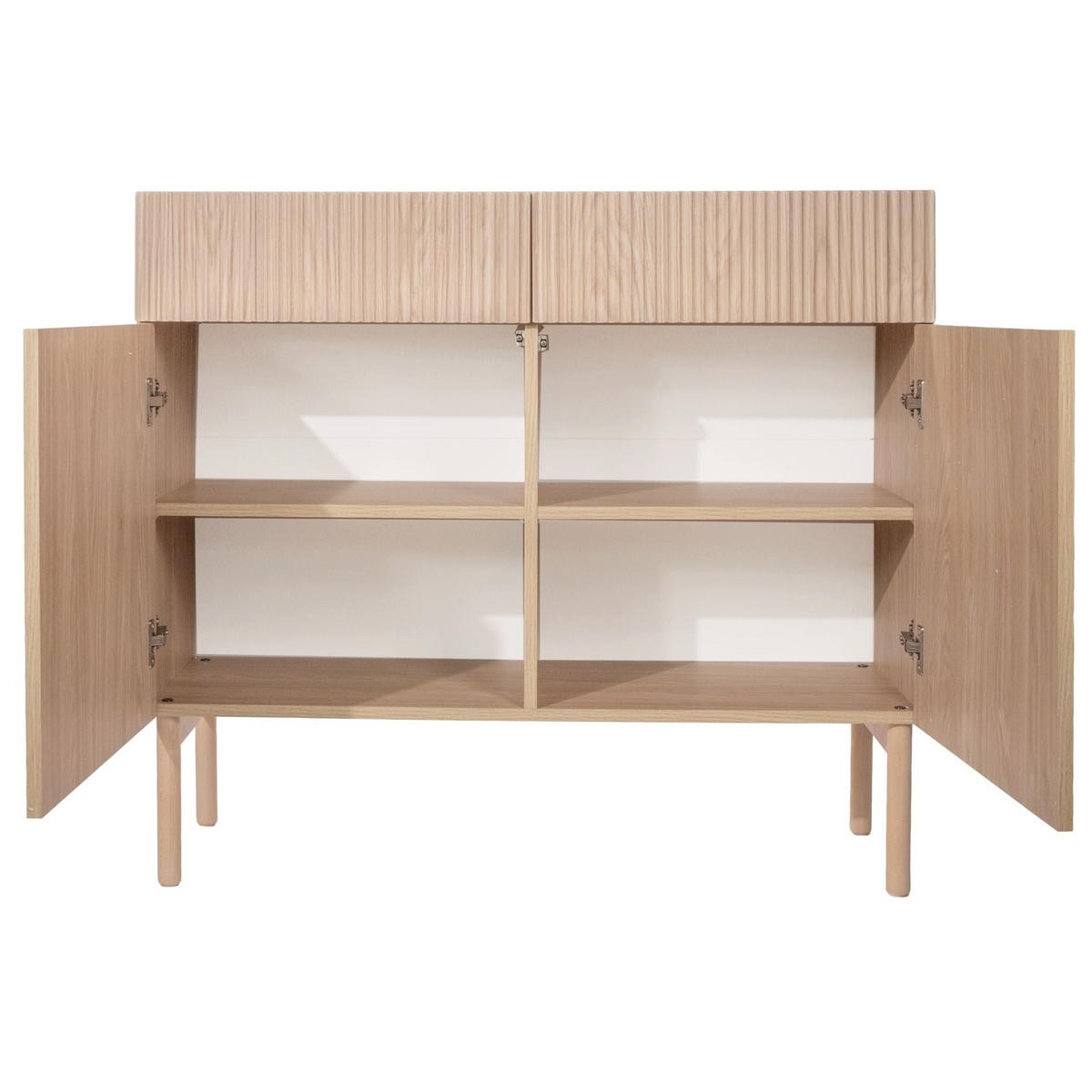 SIDEBOARD Nolie Eichenholzoptik 100 cm - Eichefarben, Holz/Holzwerkstoff (100/90.6/38cm) - Selsey