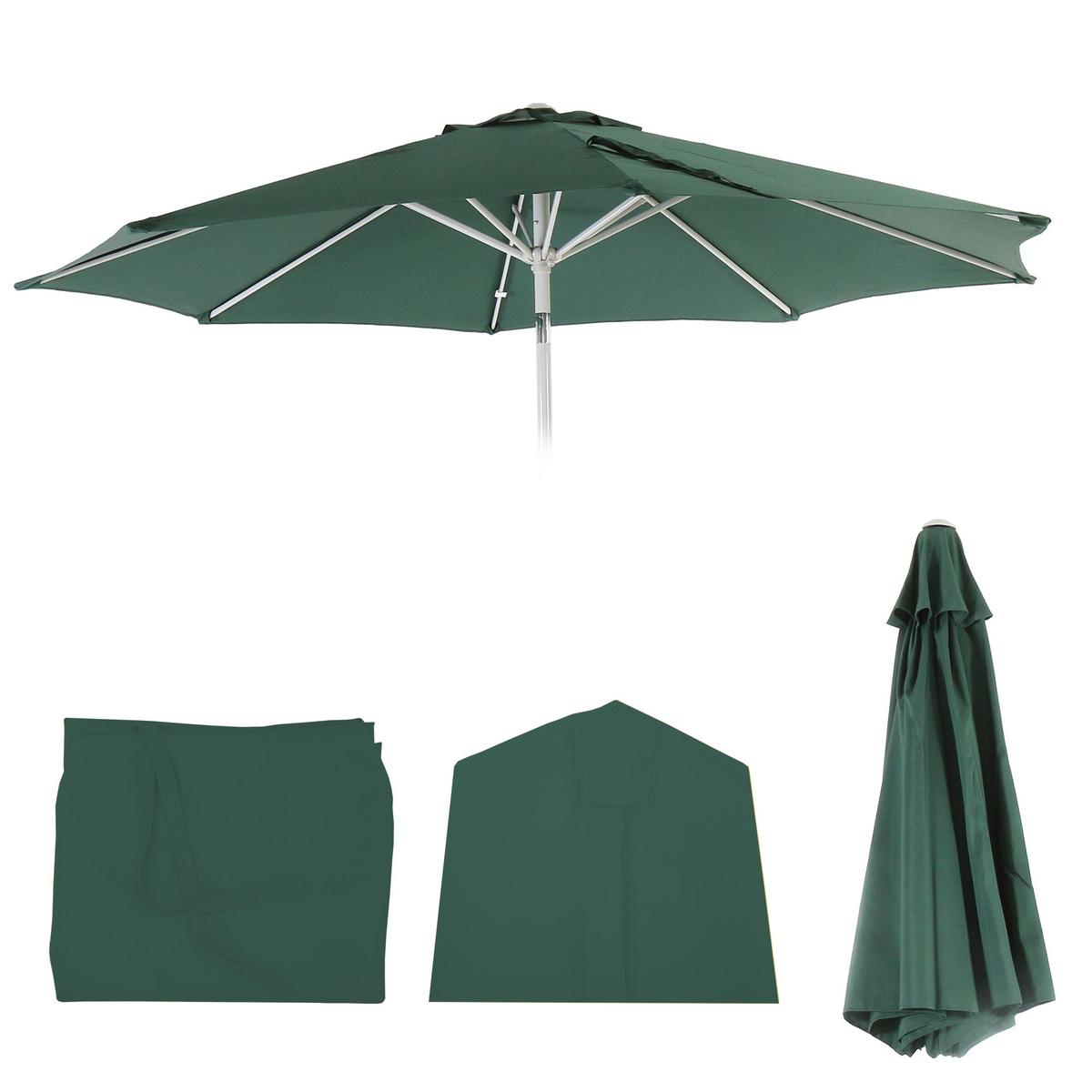 ERSATZ-BEZUG FÜR SONNENSCHIRM Grün - Grün, Textil (300/300cm) - MCW