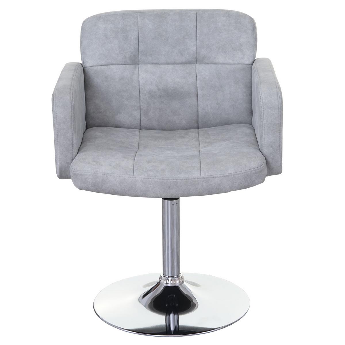 ESSZIMMERSTUHL Grau - Grau, Textil (60/80/55cm) - MCW