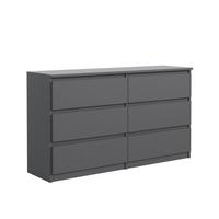 KOMMODE Anthrazit 139/79/39 - Anthrazit, Holzwerkstoff (139/79/39cm) - RAUMHIRSCH FURNITURE