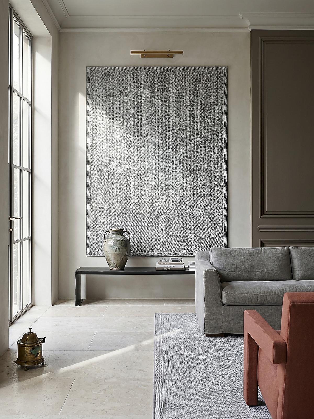 FLACHWEBTEPPICH Uni NURE Polypropylen Grau 160 x 220 cm - Grau, Textil (160/220cm) - KADIMA DESIGN