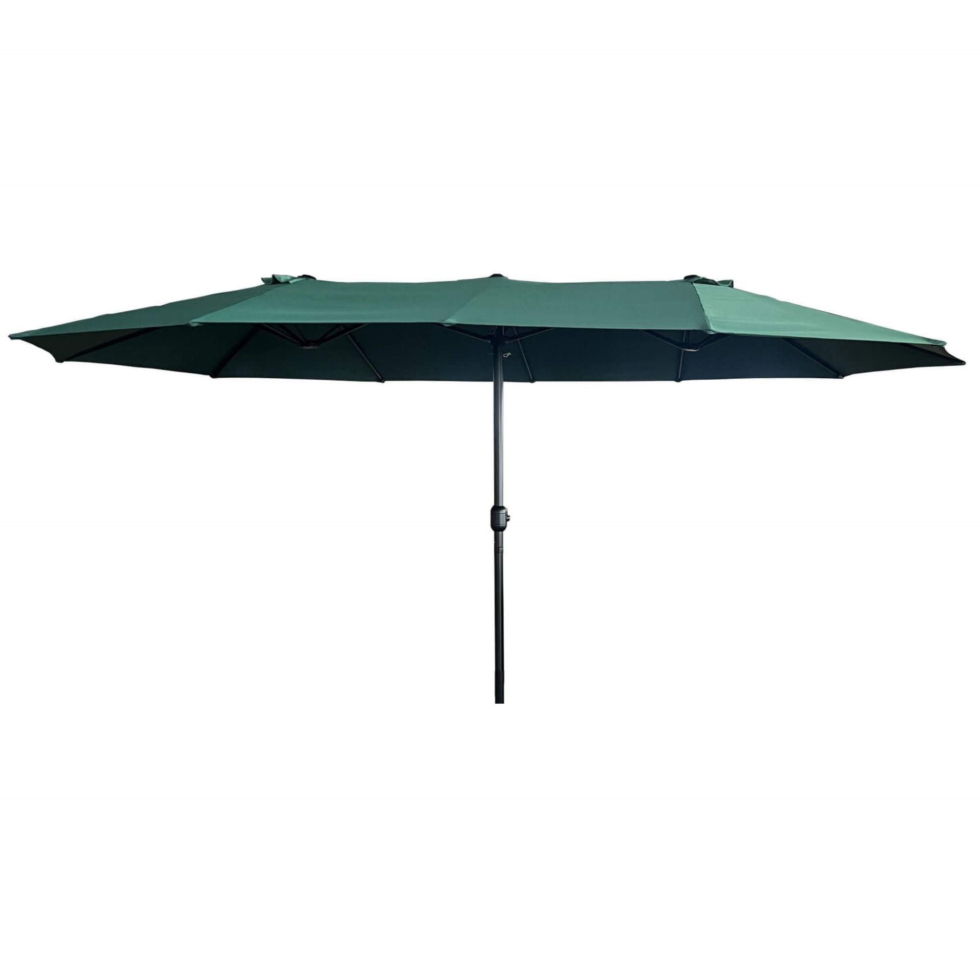 GARTENSCHIRM Grün 270/245/460 - Grün, Textil/Metall (270/460cm) - RAUMHIRSCH FURNITURE
