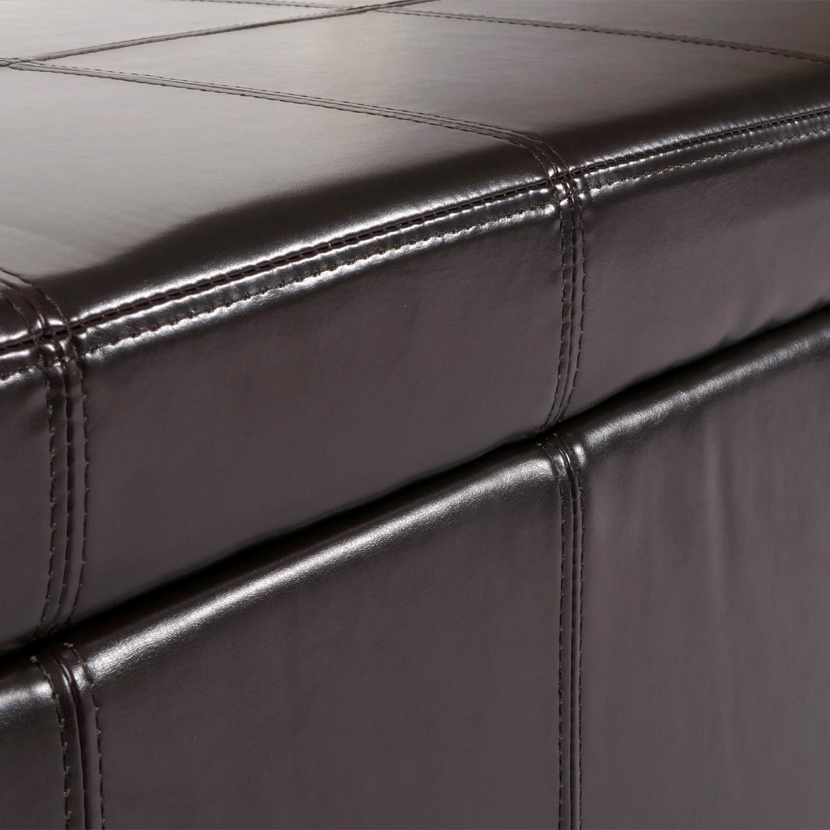 AUFBEWAHRUNGS-TRUHE Braun - Braun, Leder (112/45/45cm) - MCW