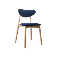 WOHNZIMMER STUHL KT65/C, Holzfarbe: Buche - Blau/Buchefarben, Holz/Textil (48/80/49cm) - MIRJAN24