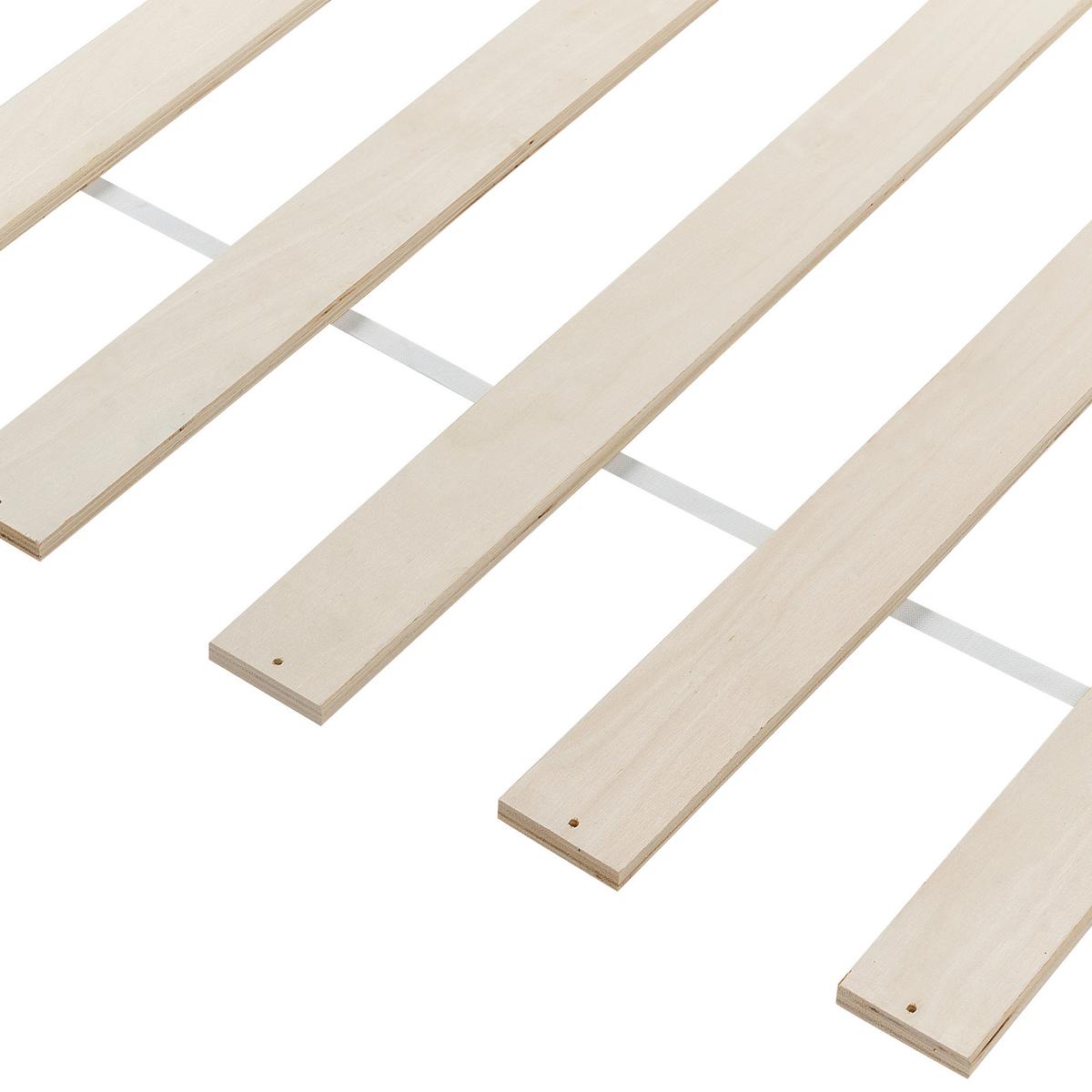 KINDER-HAUSBETT Grau 90-200 cm Appy - Grau, Holz (90/200cm) - Beliani