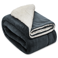 DECKE Alina 150/200 cm Anthrazit/Weiß - Weiß, Textil (150/200cm) - Beautissu 