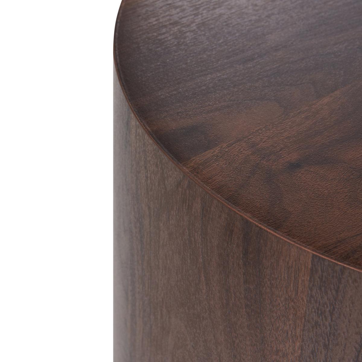 COUCHTISCH 2er-Set Dunkelbraun - Dunkelbraun, Holzwerkstoff (48/48/38cm) - Beliani