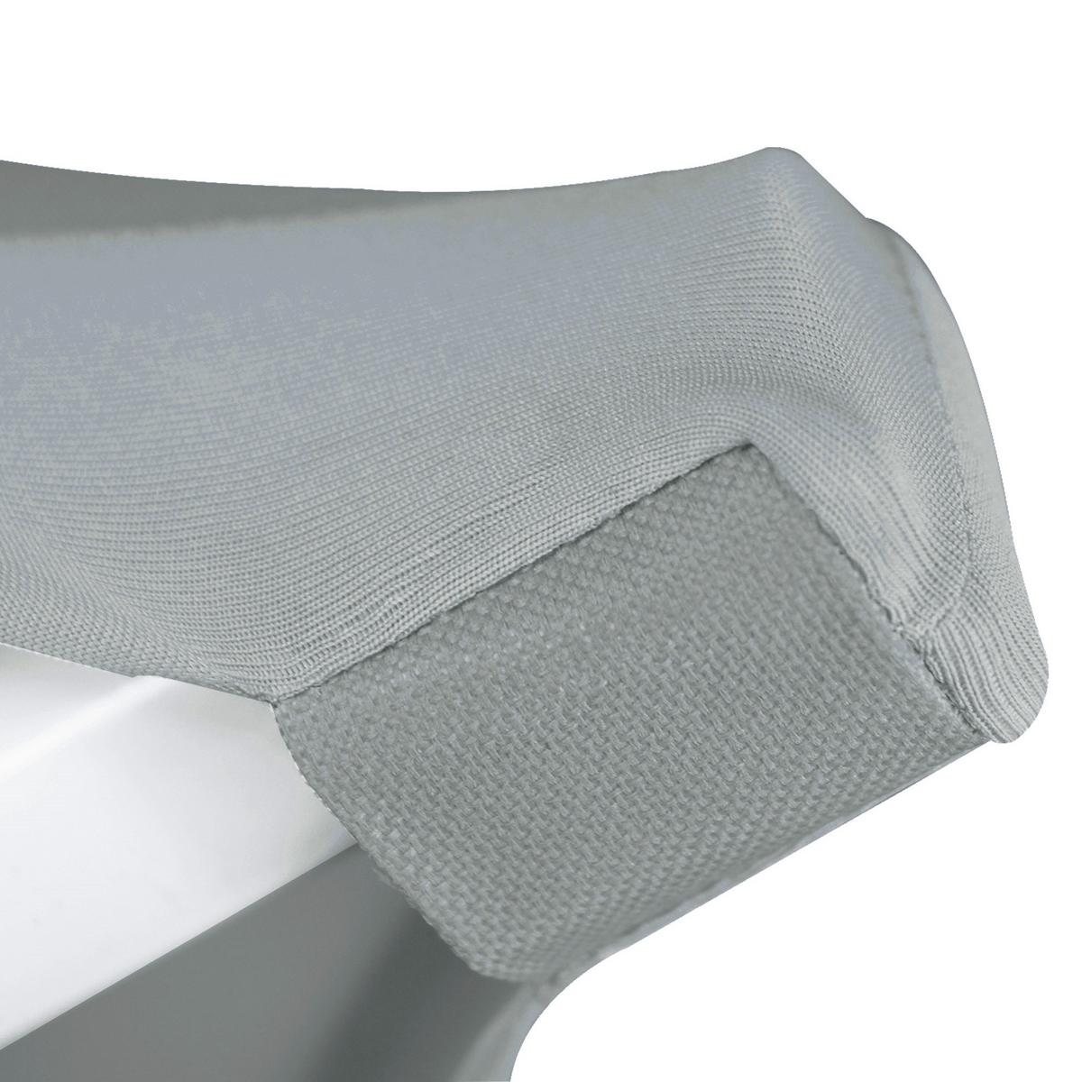 STEHTISCHHUSSE Stella Ø 80 cm Silber - Silberfarben, Textil (80/120cm)
