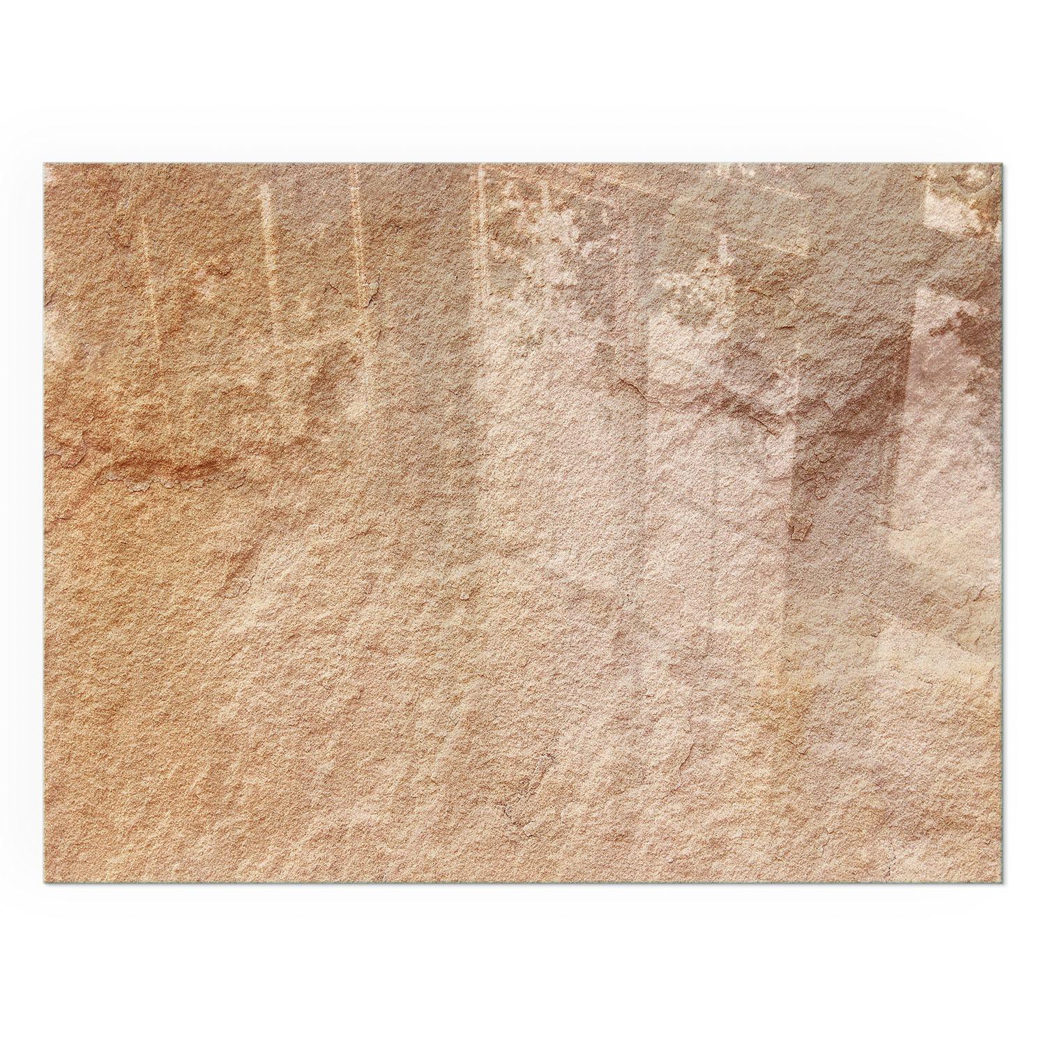 GLASPLATTE für Kamin 80x60 cm - Beige, Glas (80/60/0.4cm) - TULUP