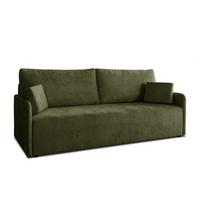 SOFA NUBO mit Schlaffunktion und Bettkasten Harmony 39 - Grün, Textil (205/91/86cm) - Lookway