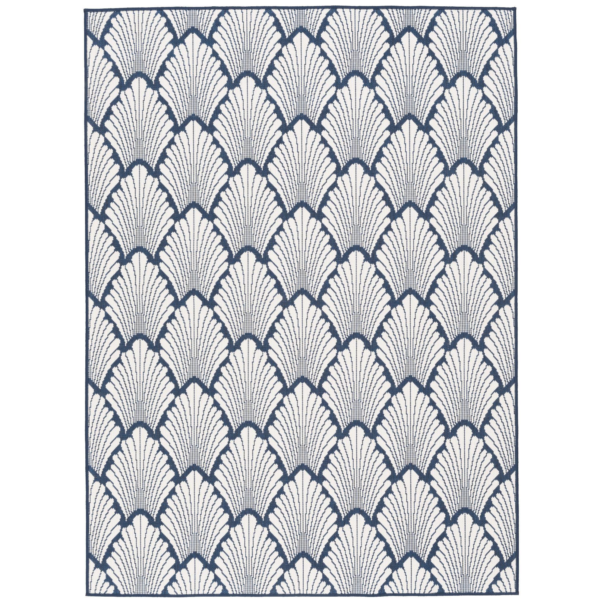 IN- UND OUTDOOR TEPPICH BEIDSEITIG CAPE COD MODERN - Blau, Textil (160/220cm) - Pergamon