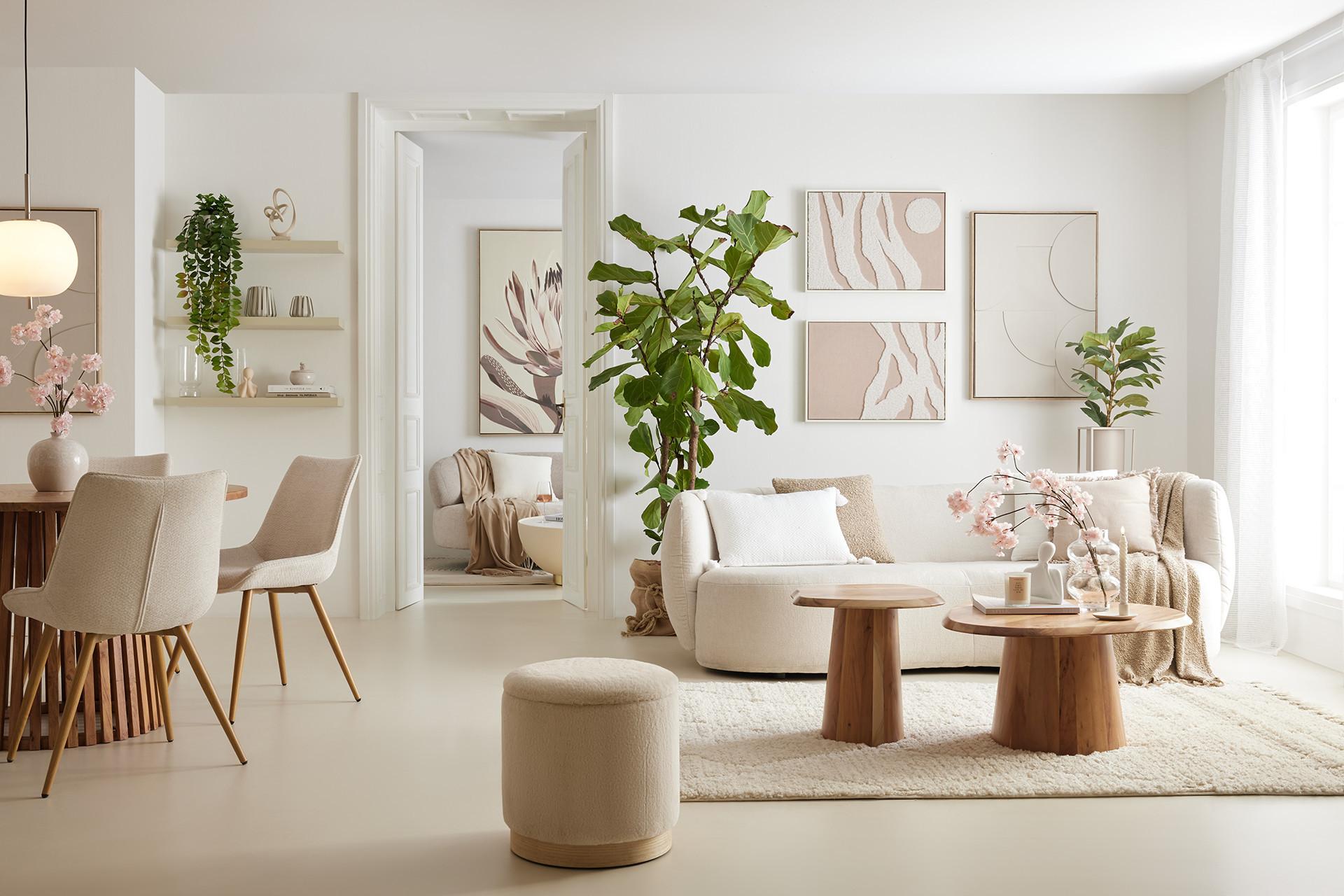 Látványkép a melengető minimalizmus inspiráció színeiben