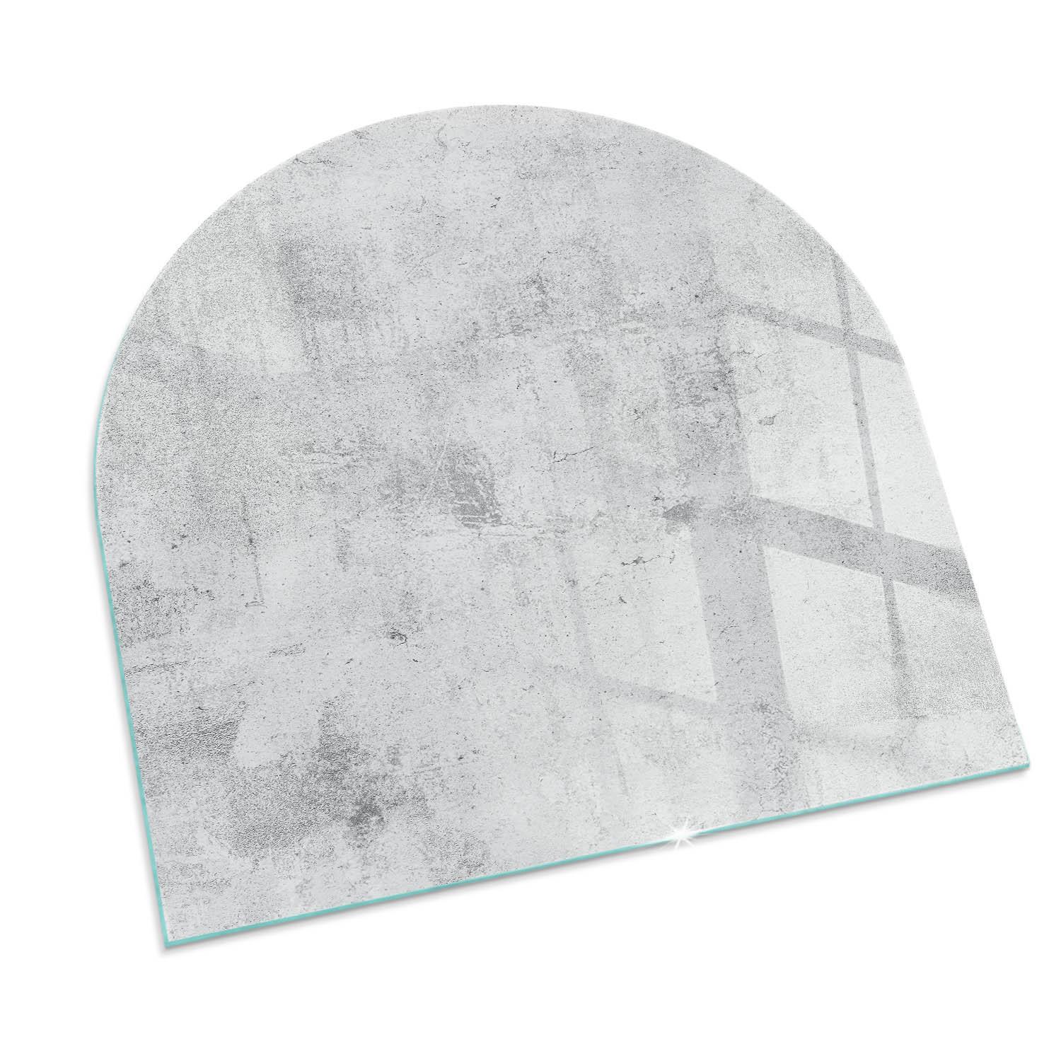 GLASPLATTE für Kamin 100x100 cm - Grau, Glas (100/100/0.4cm) - TULUP