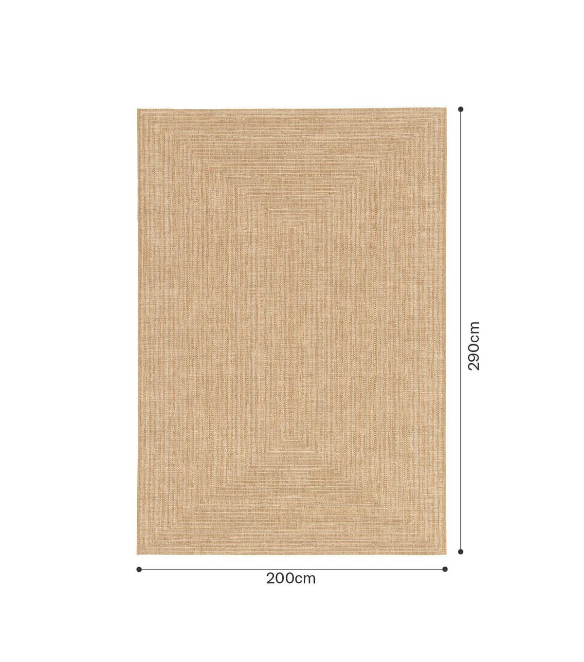 OUTDOORTEPPICH Nomad - Beige, Kunststoff (200/290cm) - Mokebo