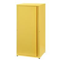 AKTENSCHRANK Burlöv - Gelb, Metall (40/88/35cm) - [en.casa]