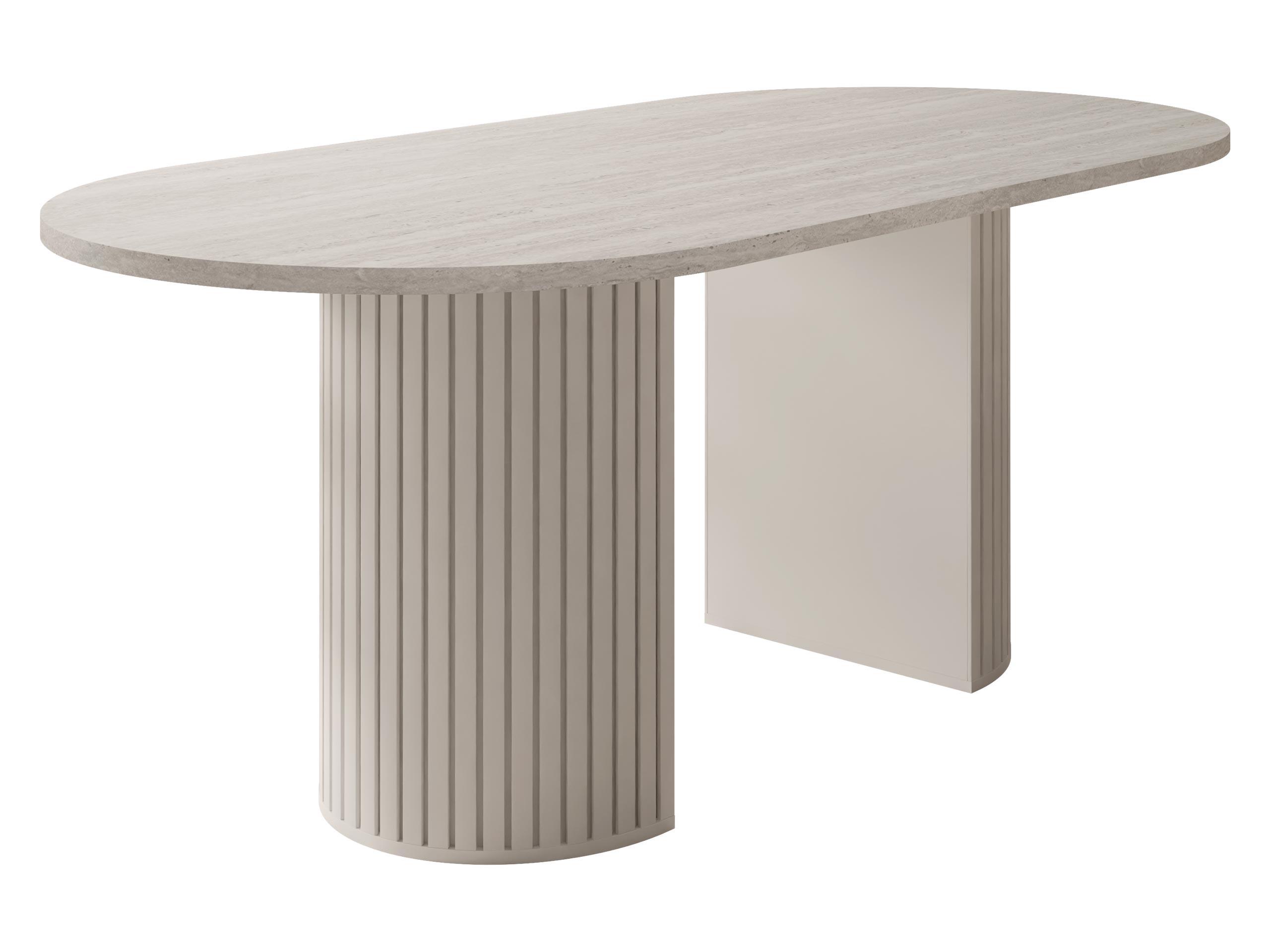 ESSTISCH Wotkon - Beige, Holzwerkstoff (90/185/75cm) - MIRJAN24