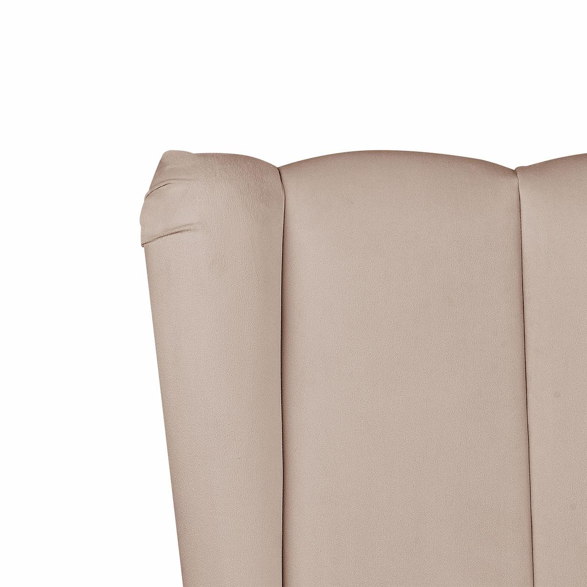 POLSTERBETT 160/200cm Taupe Miribel - Taupe, Textil (160/200cm) - Beliani