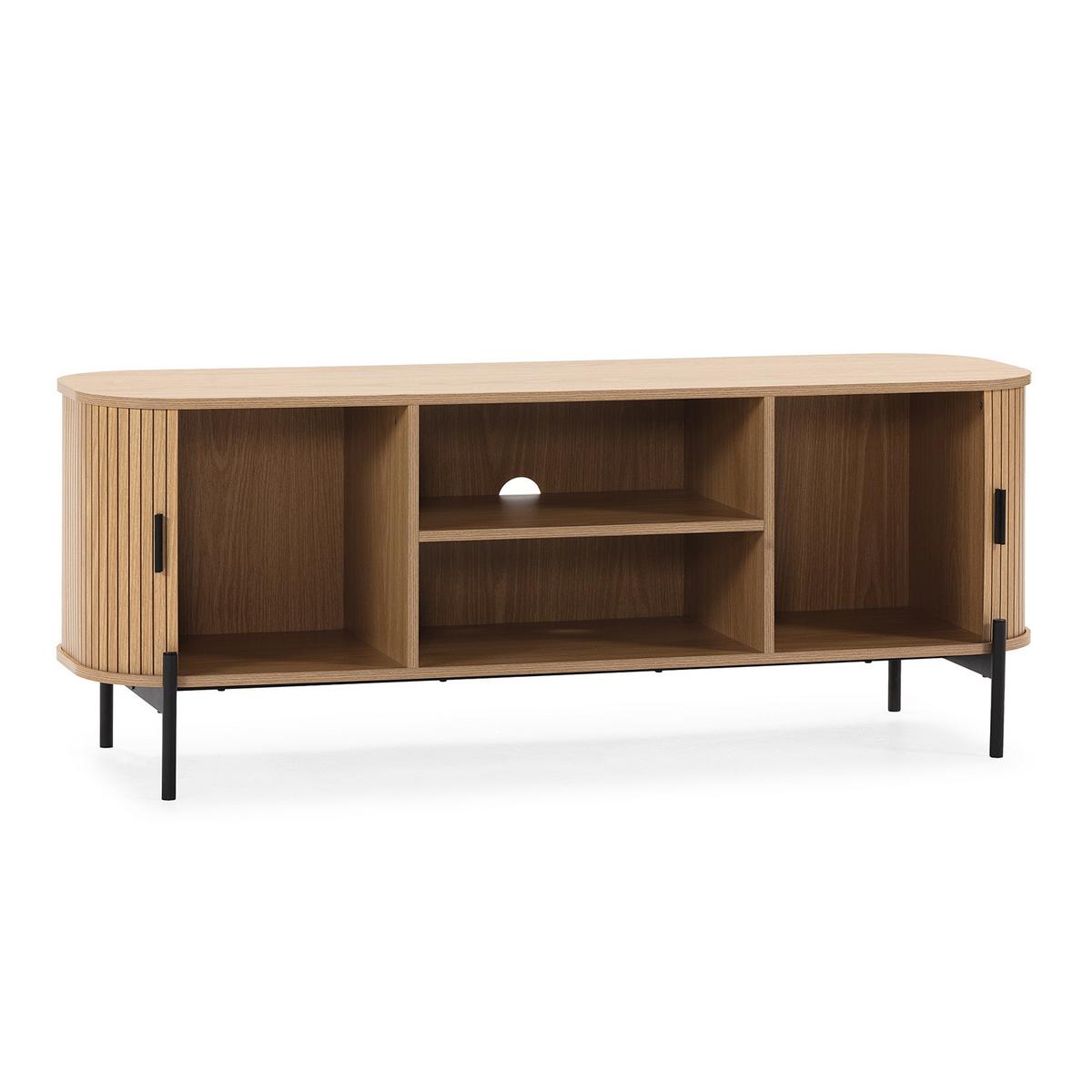 TV-ELEMENT Mónaco 2 türen Eiche-Optik - Honigeiche, Holzwerkstoff (140/55/40cm) - VS Venta-stock