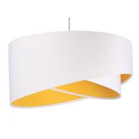 HÄNGELEUCHTE Weiß 50/23 cm - Gelb, Kunststoff (50/1/23cm) - ONZENO