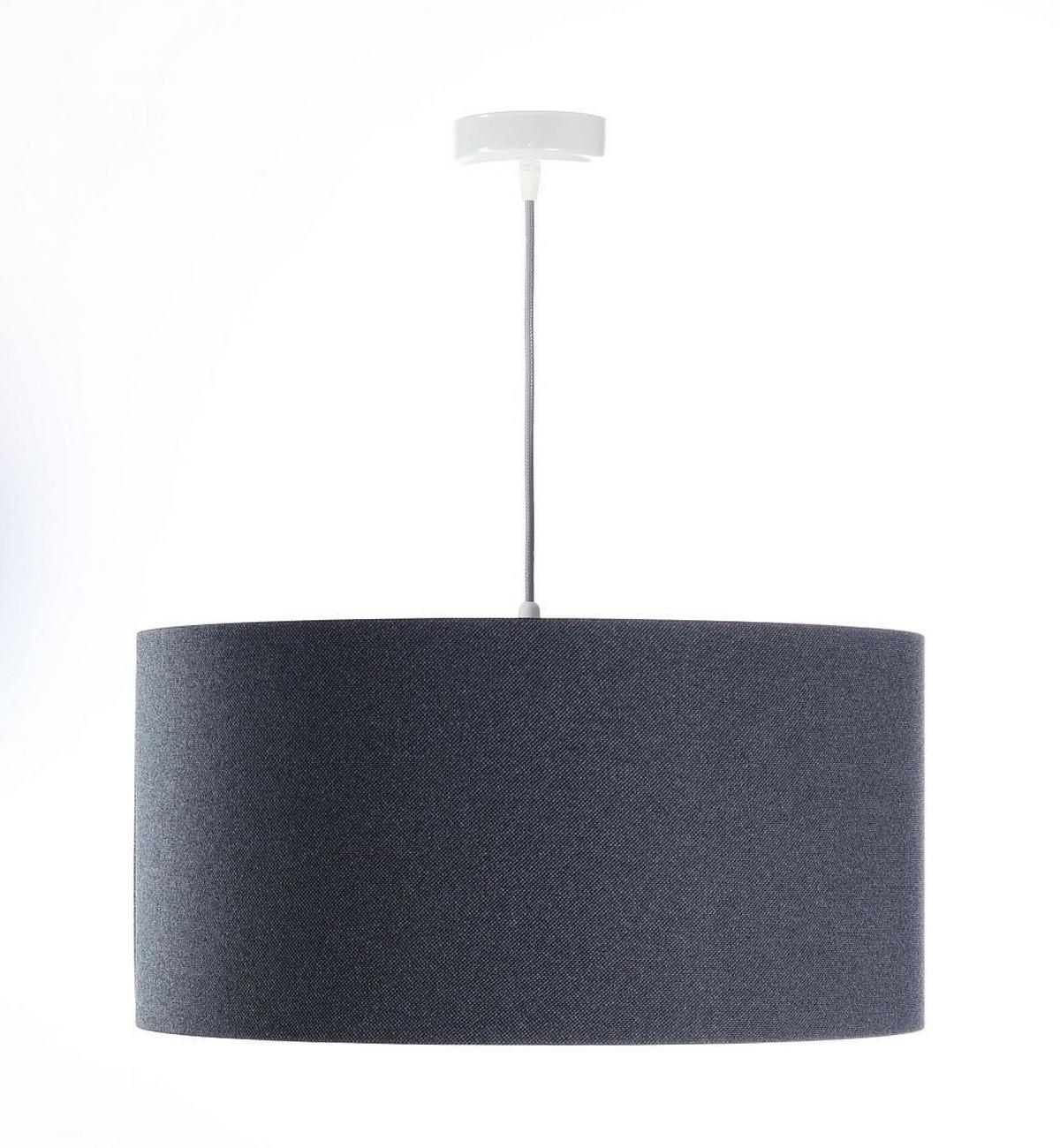 HÄNGELEUCHTE Blau 50/25 cm - Blau/Grau, Kunststoff (50/0.8/25cm) - ONZENO