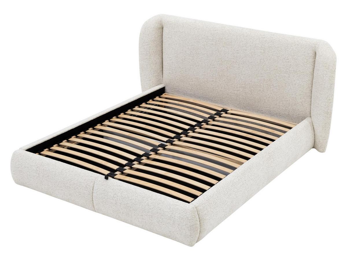 POLSTERBETT Jamika - Grau, Holz/Textil (180/200cm) - MIRJAN24