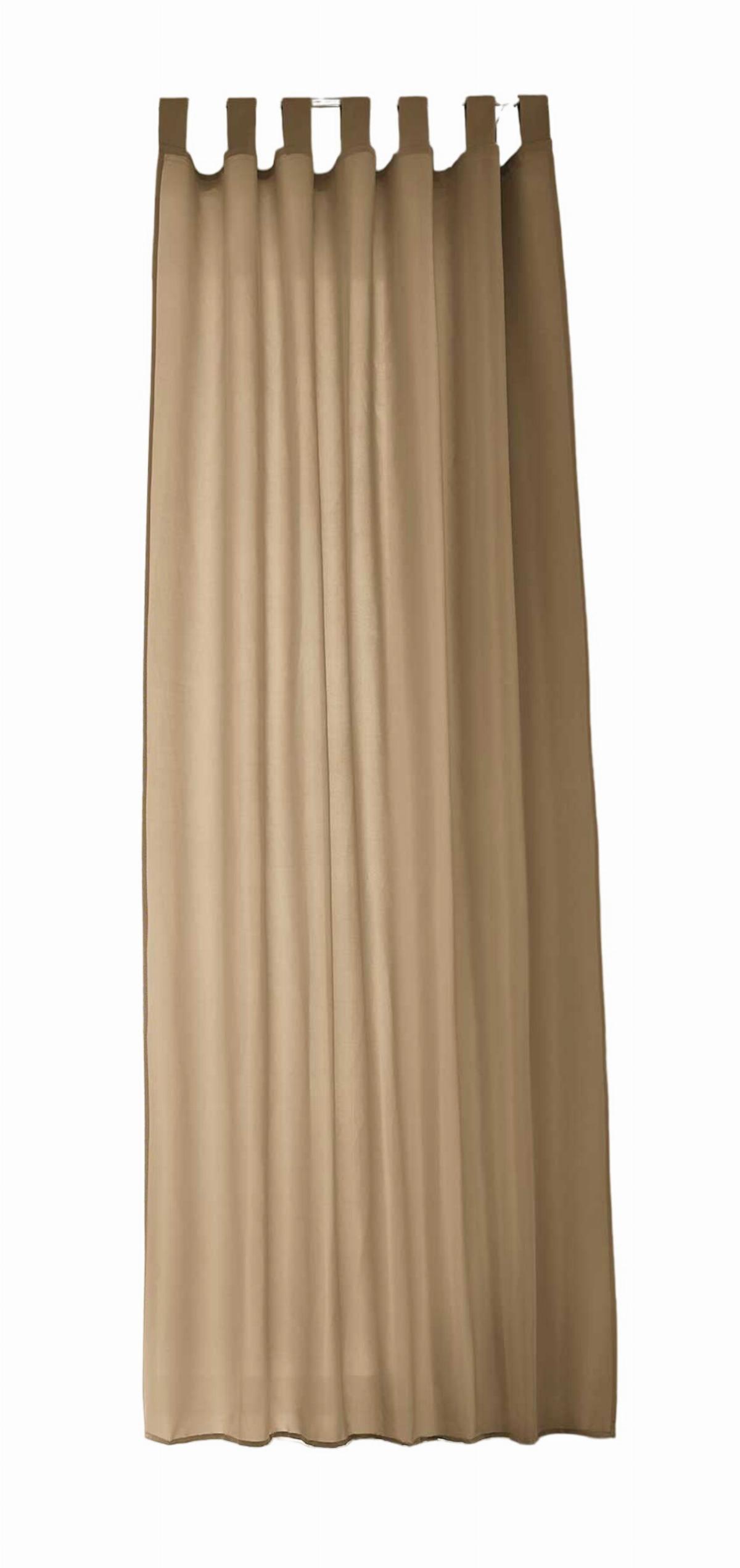 VORHANG POTSDAM HxB 245x140 cm Sand - Sandfarben, Textil (140/245cm) - Gardinenbox