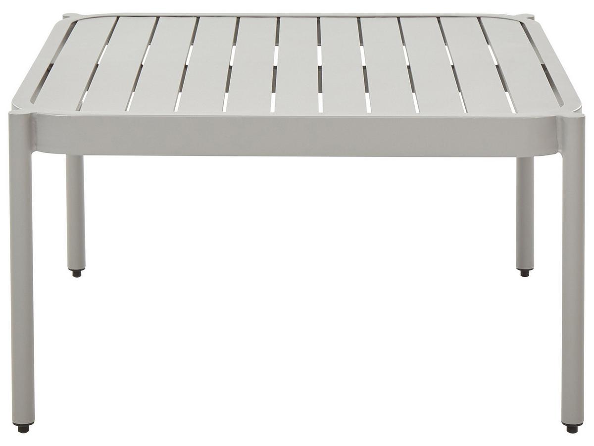 LOUNGE SET 2-Sitzer modular Grau Terracina - Grau, Metall - Beliani