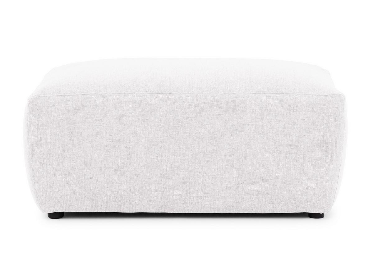HOCKER Lennon aus Creme Strukturstoff mit vielseitiger Nutzung - Creme/Schwarz, Holz/Kunststoff (102/42/76cm) - S-Style