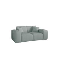 SOFA Celes Premium 2-sitzer Stoff Scala - Pastellblau, Holzwerkstoff/Textil (186/73/88cm) - Fun Möbel