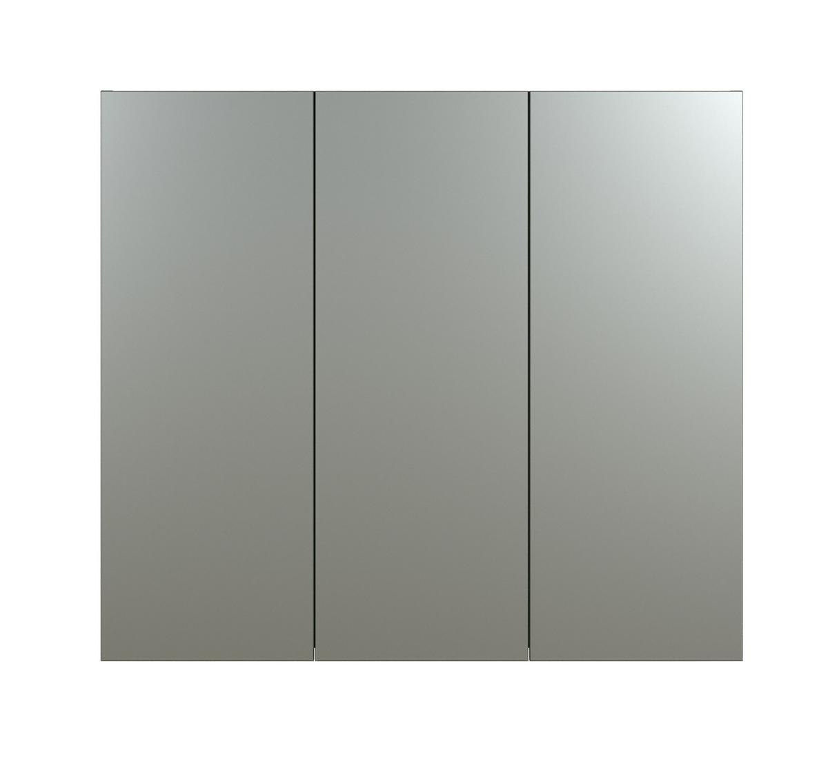 SPIEGELSCHRANK PureBliss Grün - Grün, Holzwerkstoff (90/80/20cm) - Trendteam