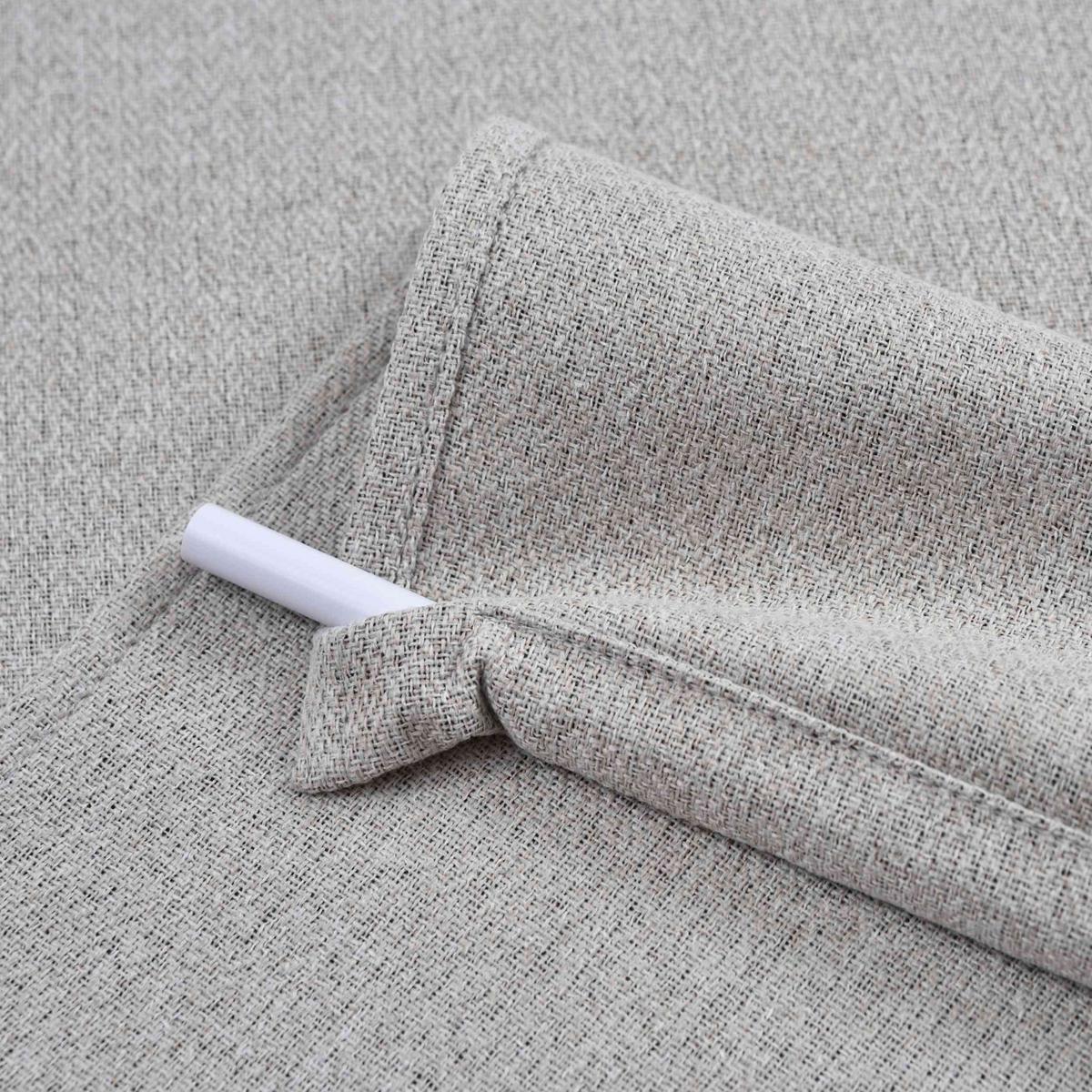 SCHIEBEVORHANG »München Dark« HxB 245x60 cm Sand - Sandfarben, Textil (60/245/245cm) - Gardinenbox