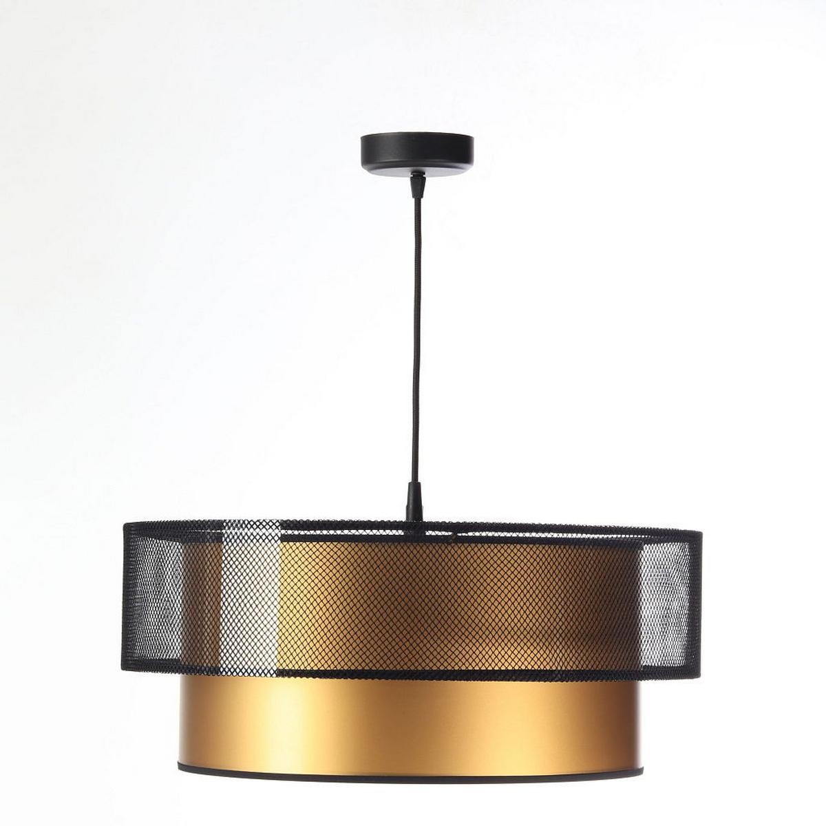 HÄNGELEUCHTE Gold 60/20 cm - Goldfarben, Kunststoff (60/1/20cm) - ONZENO