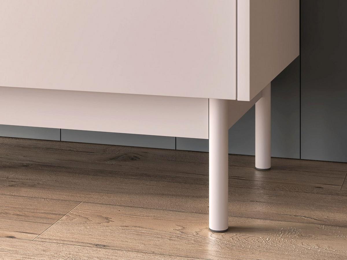 SIDEBOARD Dunea Kaschmirgrau/Eichenholzoptik 104 cm - Taupe, Holzwerkstoff/Metall (104/85/40cm) - Selsey