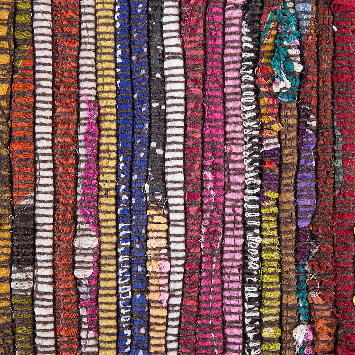 TEPPICH geflochten Danca 200/140 cm - Multicolor, Textil (140/200cm) - Beliani