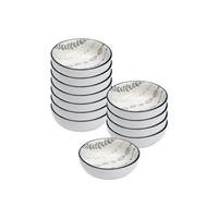 DIPSCHALEN Sendai Ranke grau ø 8 cm 12er Set - Grau, Keramik (8cm) - Ritzenhoff Breker