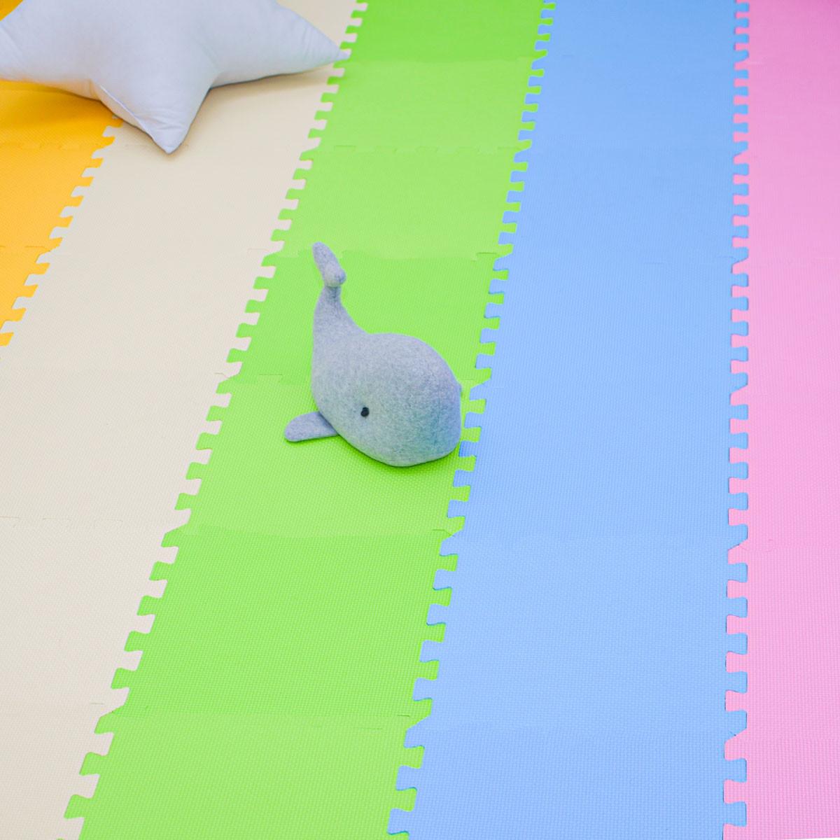 SPIELMATTE - 270/150 cm Puzzlematte Regenbogen - Multicolor, Kunststoff (30/30cm) - Littletom