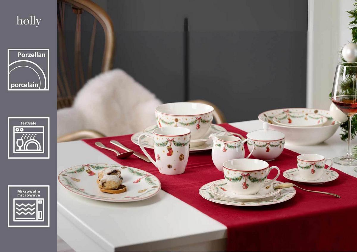KAFFEESERVICE Holly bunt 14-tlg. - Multicolor, Keramik (20.3/23.3/21.6cm) - Ritzenhoff Breker