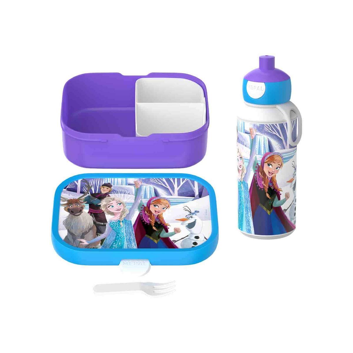LUNCHSET Campus Frozen Friends 2-tlg. - Blau/Lila, Kunststoff (7.5/18.8/20.5cm) - Mepal