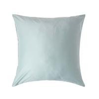 BIO-KISSENBEZUG Satin, Fadendichte 400 - Hellblau, Textil (80/80cm) - Homescapes
