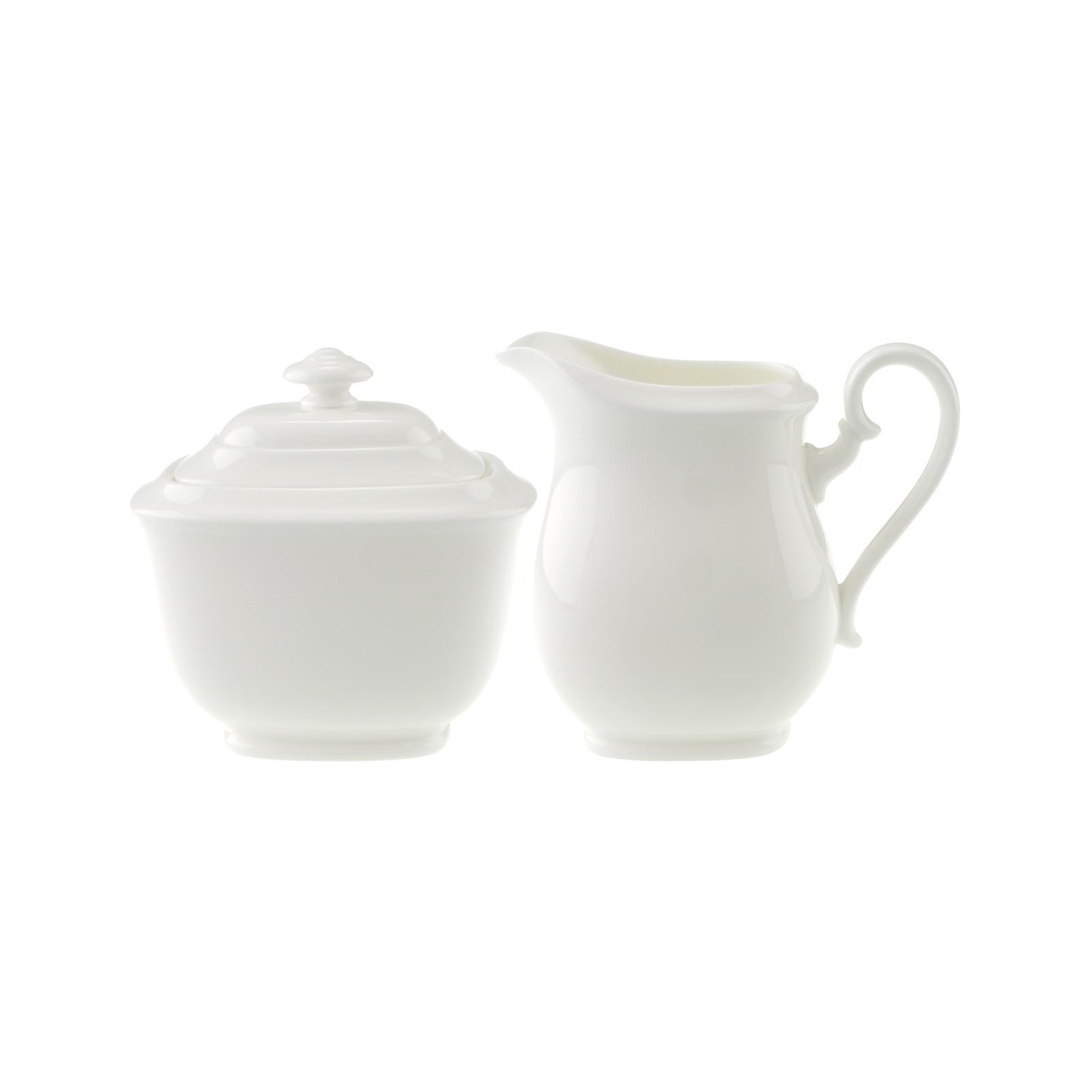MILCH- UND ZUCKERSET Royal weiß 2er Set - Weiß, Keramik (1/2cm) - Villeroy & Boch