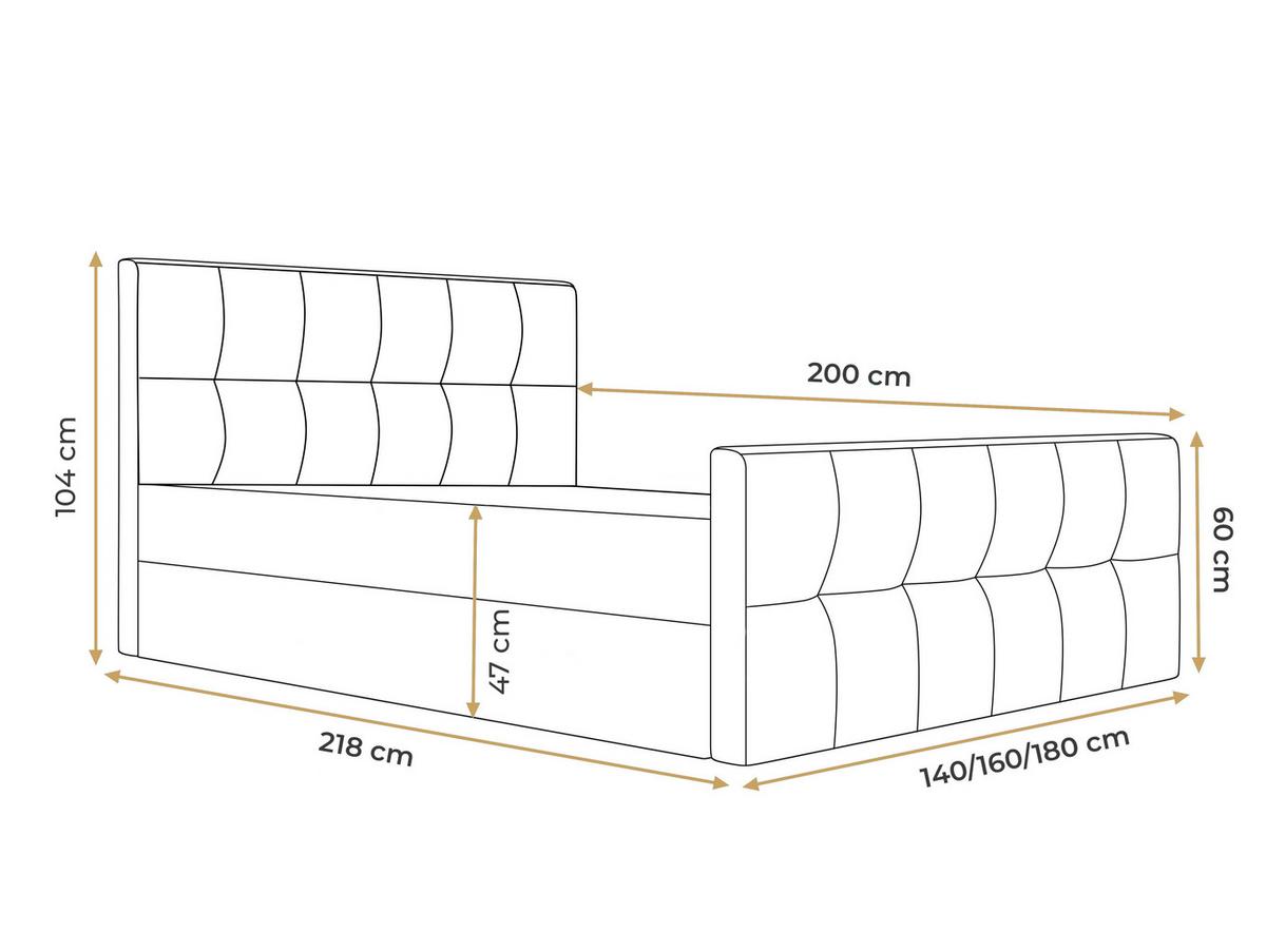BOXBETT Settlio 140/200 cm in Grau – mit Bettkasten + TOPPER - Schwarz/Grau, Holz/Holzwerkstoff (140/200cm) - AX Living