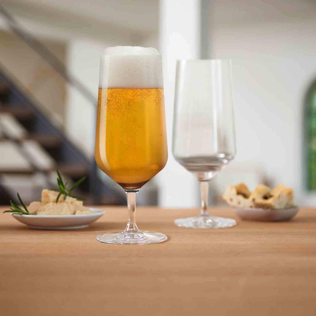 BIERGLÄSER Puccini transparent 330 ml 6er Set - Transparent, Glas (0.33L) - Leonardo Living