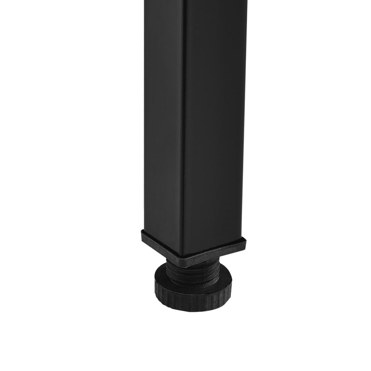 KLAPPTISCH - Buchefarben/Schwarz, Holzwerkstoff/Metall (60/120/76.4cm) - [neu.haus]