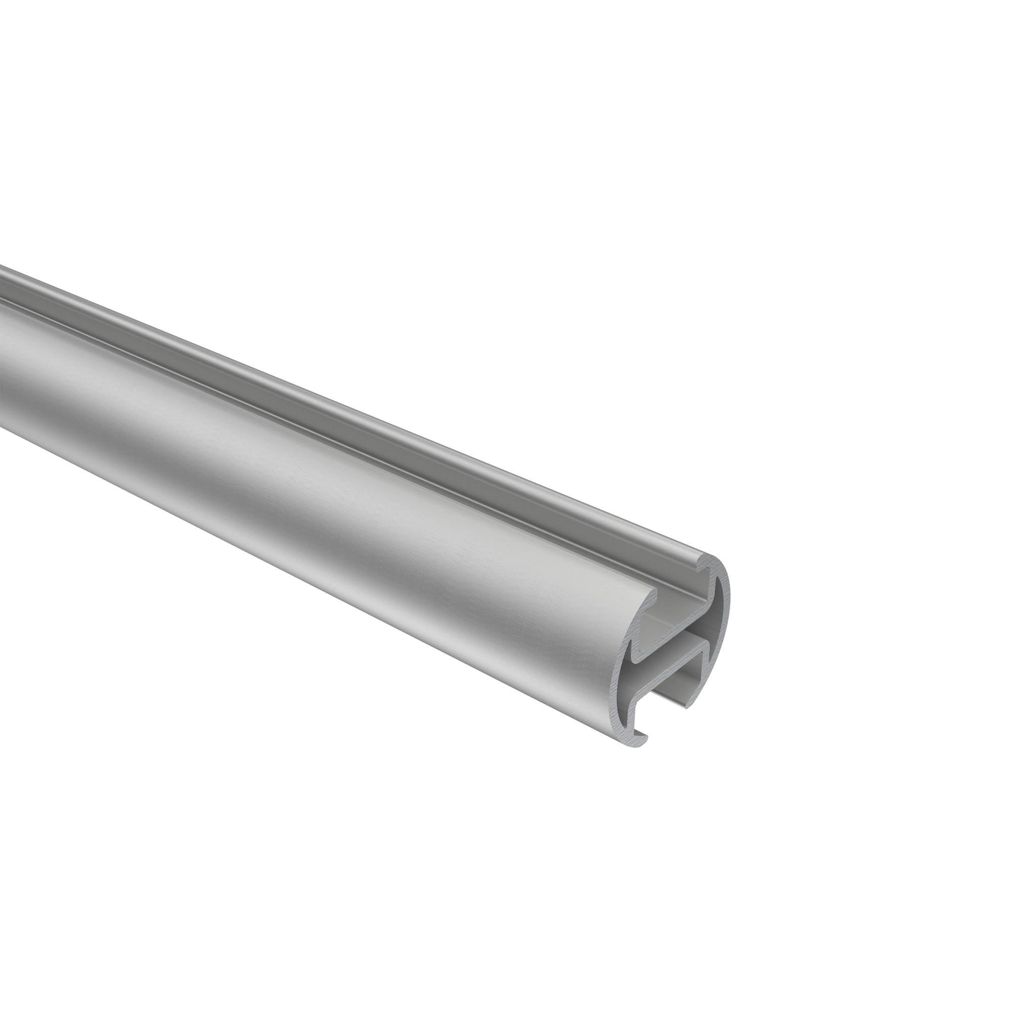 INNENLAUFPROFIL 140 cm, 20 mm Ø Silbergrau - Alufarben, Metall (140cm) - INTERDECO