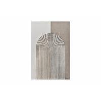 ACRYLBILD HANDGEMALT 60/90 cm - Beige/Grau, Holz/Textil (60/90cm) - KUNSTLOFT