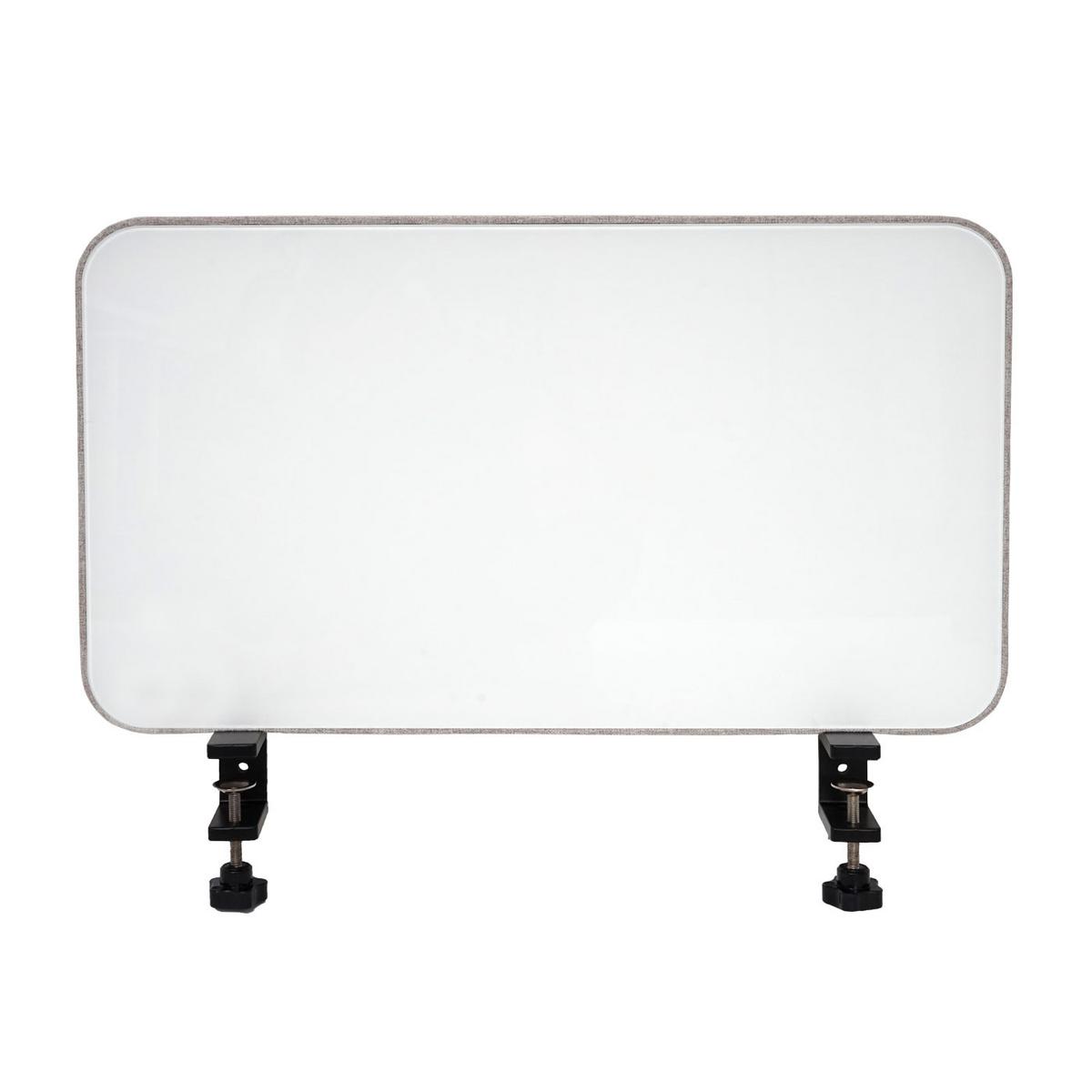 TISCH-WHITEBOARD Grau, Weiß - Weiß/Grau, Textil (35/60/3cm) - MCW