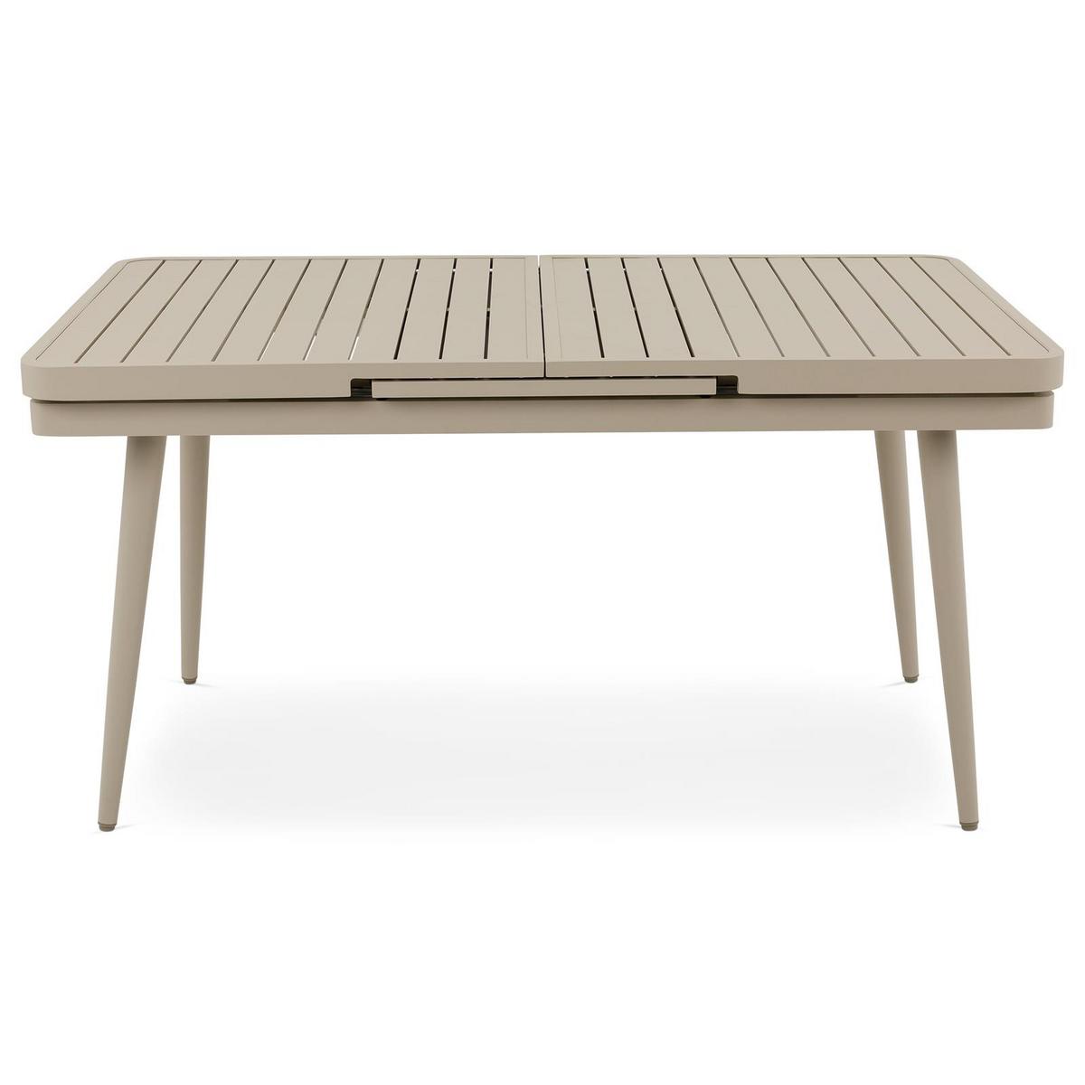 GARTENTISCH SUNNY champagne - Champagner, Metall (90/150/78cm) - IDIMEX