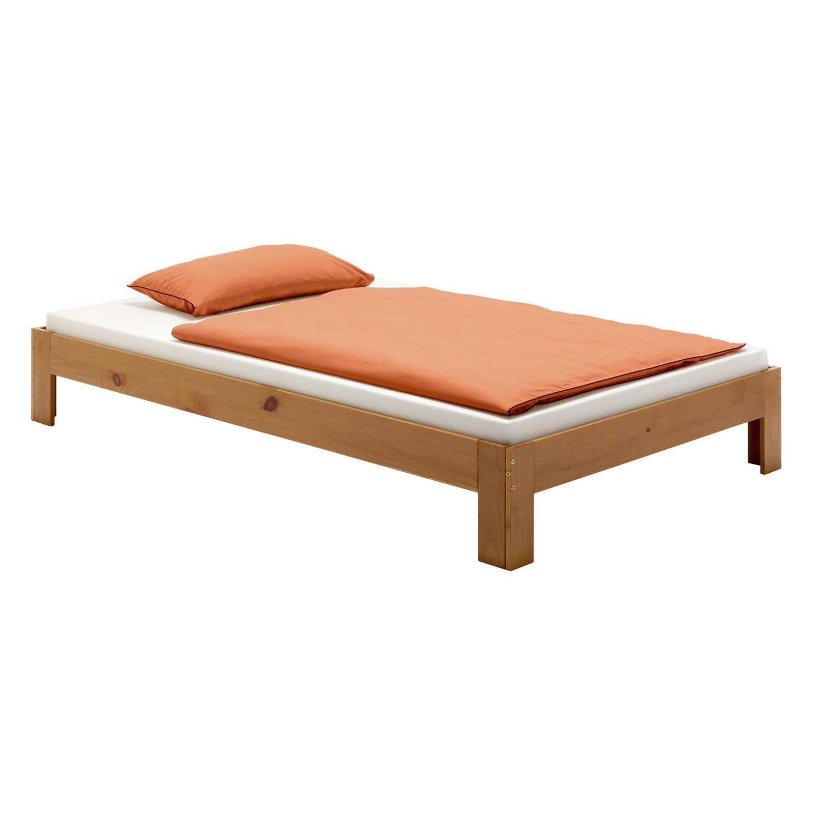 FUTONBETT THOMAS CAMPAGNE 120X200 CM - Champagner, Holz (120/200cm) - IDIMEX