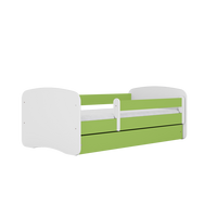 KINDERBETT ohne Muster mit Schublade 140/70 Grün 80/61/144 - Grün, Holzwerkstoff (70/140cm) - RAUMHIRSCH FURNITURE
