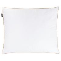 KOPFKISSEN Weiß 50/60 cm Etna - Weiß, Naturmaterialien (60/50cm) - Beliani